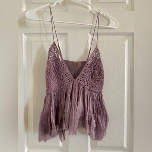 Free People Intimately Size Med Mauve- NWT's Adjustable Straps - Lace -Adella